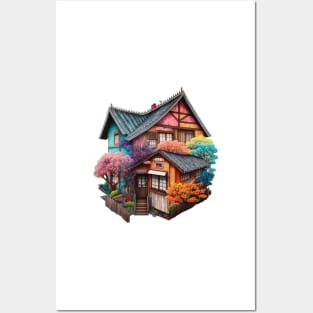 The houses of Ōsaka Posters and Art